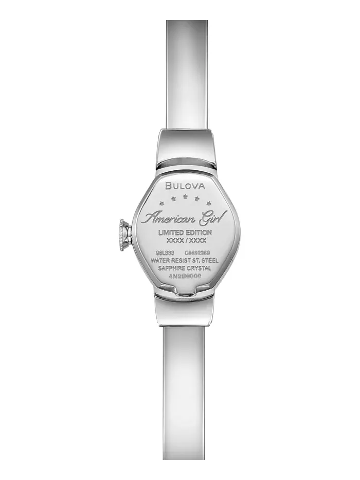 Женские часы-браслет American Girl Archive из нержавеющей стали, ширина 17 мм Bulova — изображение 4 из 4