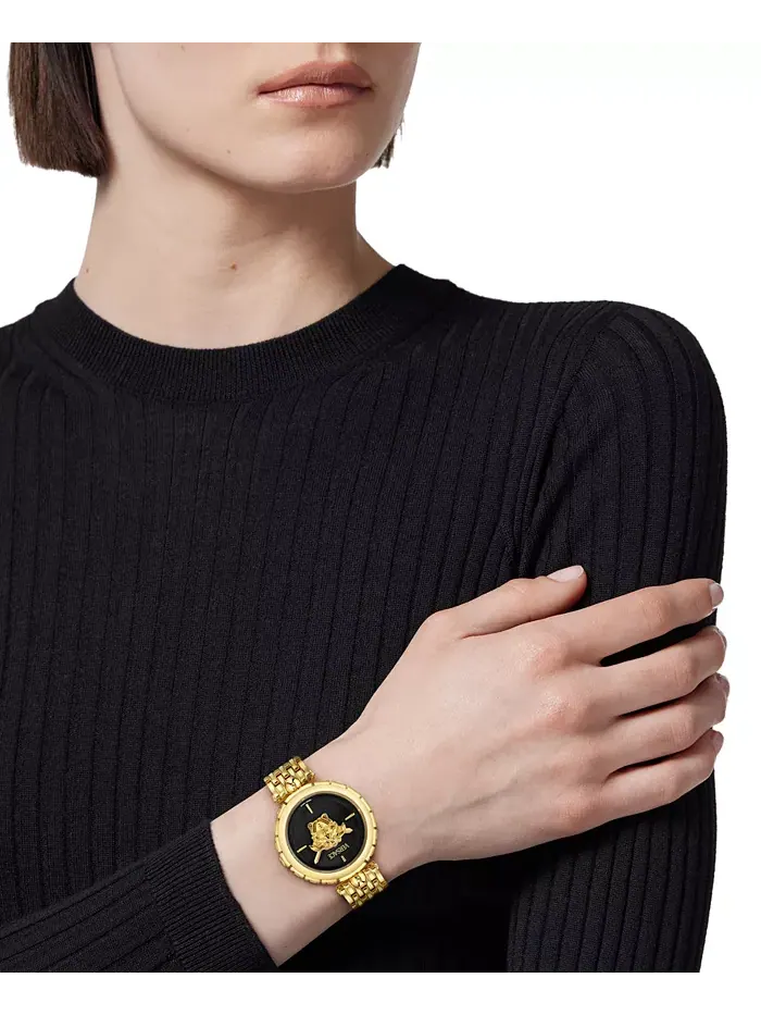 Женские наручные часы Swiss Medusa Heritage с позолоченным браслетом, 38 мм Versace — изображение 5 из 5