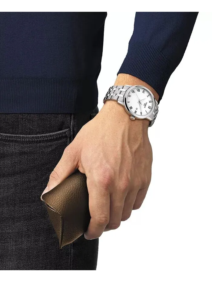 Мужские часы Swiss Classic Dream с браслетом из нержавеющей стали, 42 мм Tissot — изображение 5 из 5
