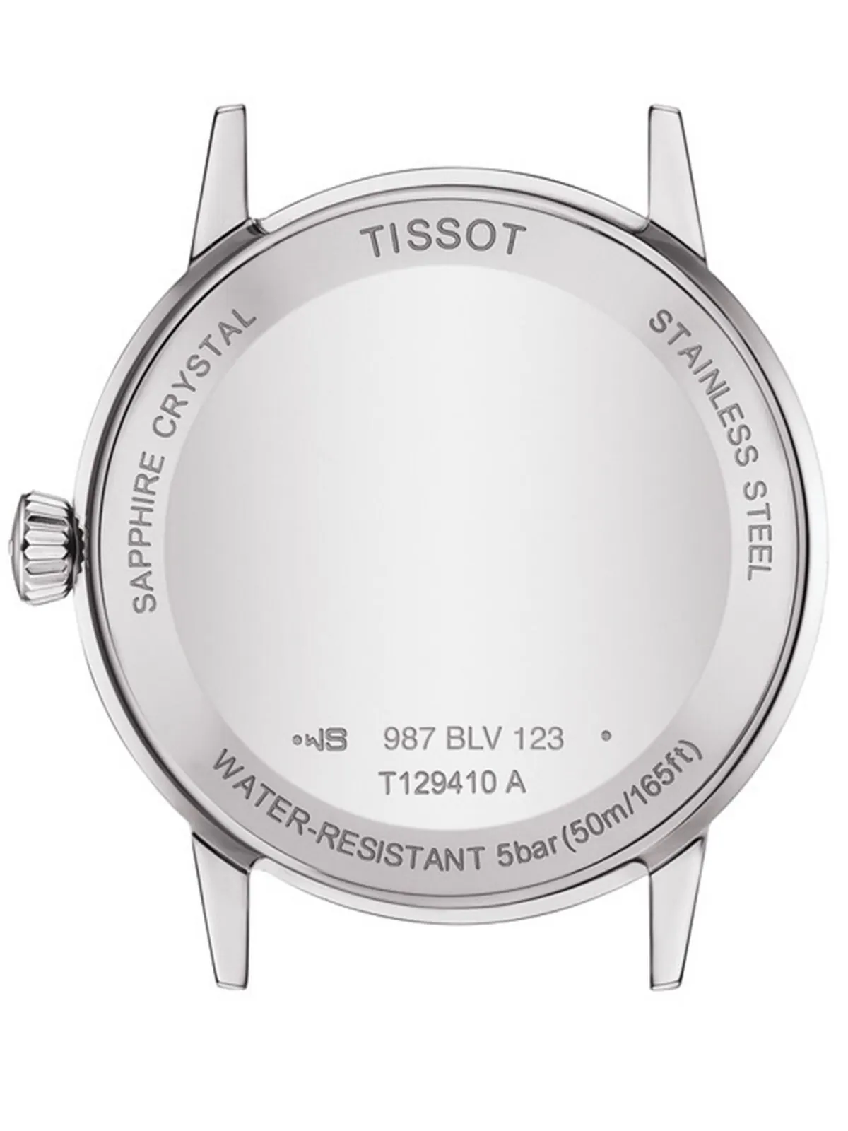 Мужские часы Swiss Classic Dream с браслетом из нержавеющей стали, 42 мм Tissot — изображение 3 из 5, оттенок белый