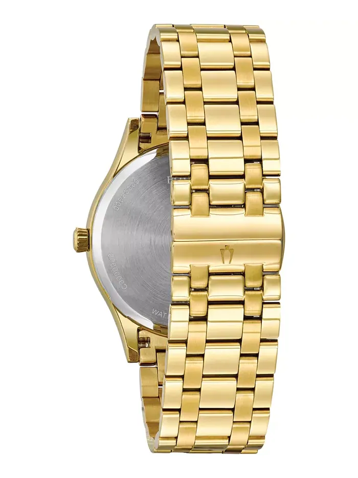 Мужские наручные часы 40 мм Dress Diamond Accent с золотистым браслетом из нержавеющей стали — изображение 3 из 4