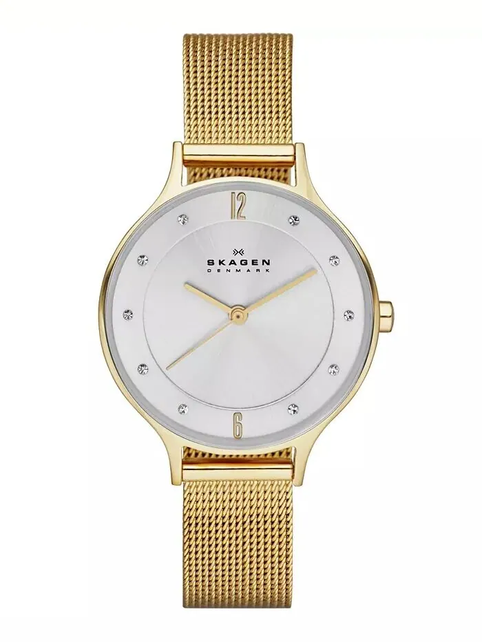 Женские часы Anita из нержавеющей стали с сетчатым браслетом 30 мм SKW2150 Skagen