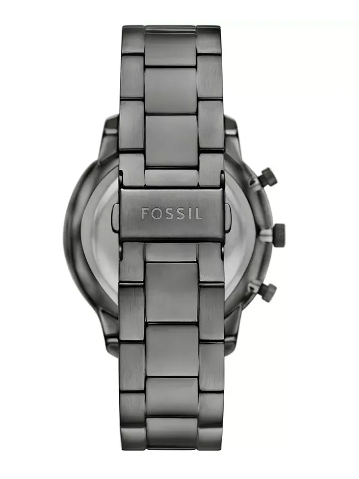 Мужские часы Neutra Chronograph Smoke из нержавеющей стали, 44 мм Fossil — изображение 3 из 4