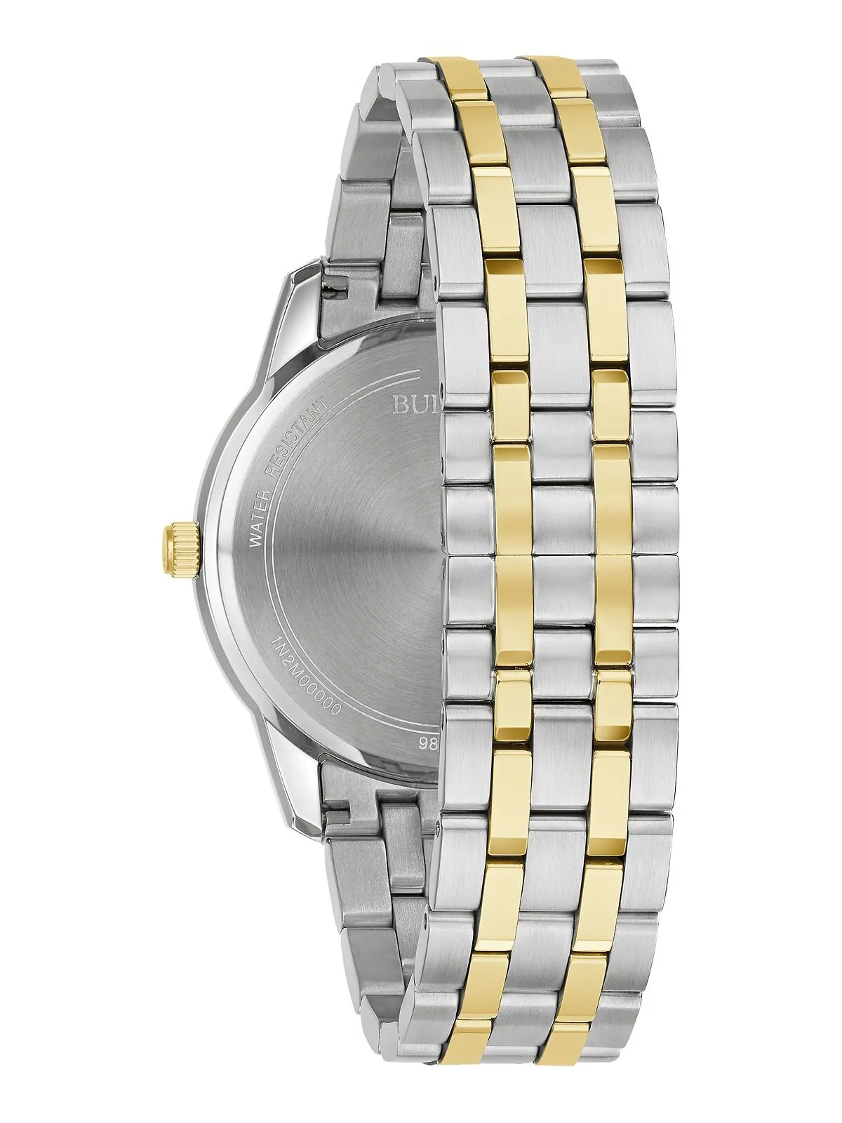 Мужские двухцветные часы Sutton с браслетом из нержавеющей стали, 40 мм Bulova — изображение 3 из 3, оттенок мульти