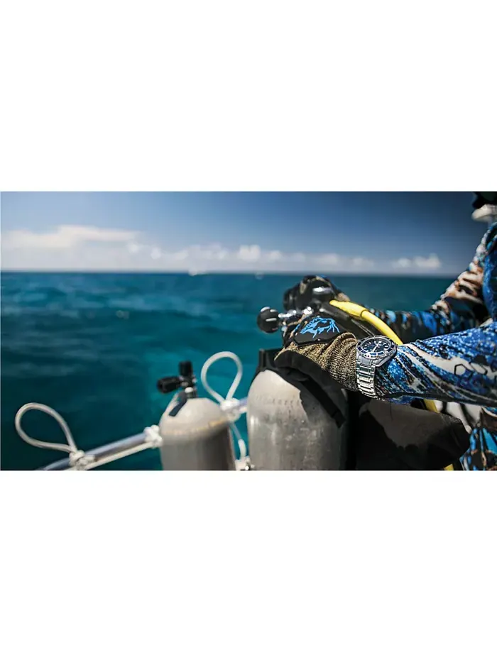 Мужские часы Promaster Diver с автоподзаводом Eco-Drive, браслет из нержавеющей стали, 44 мм Citizen — изображение 3 из 10