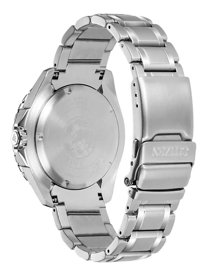 Мужские часы Promaster Diver с автоподзаводом Eco-Drive, браслет из нержавеющей стали, 44 мм Citizen — изображение 4 из 10