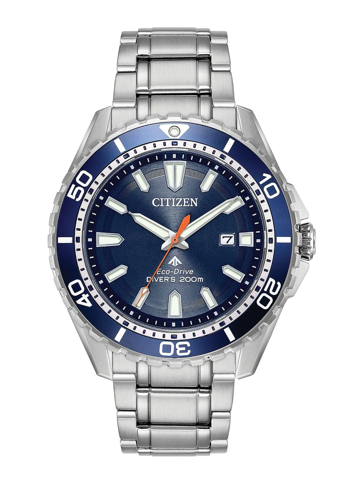 Мужские часы Eco-Drive Promaster Diver с браслетом из нержавеющей стали, 44 мм Citizen