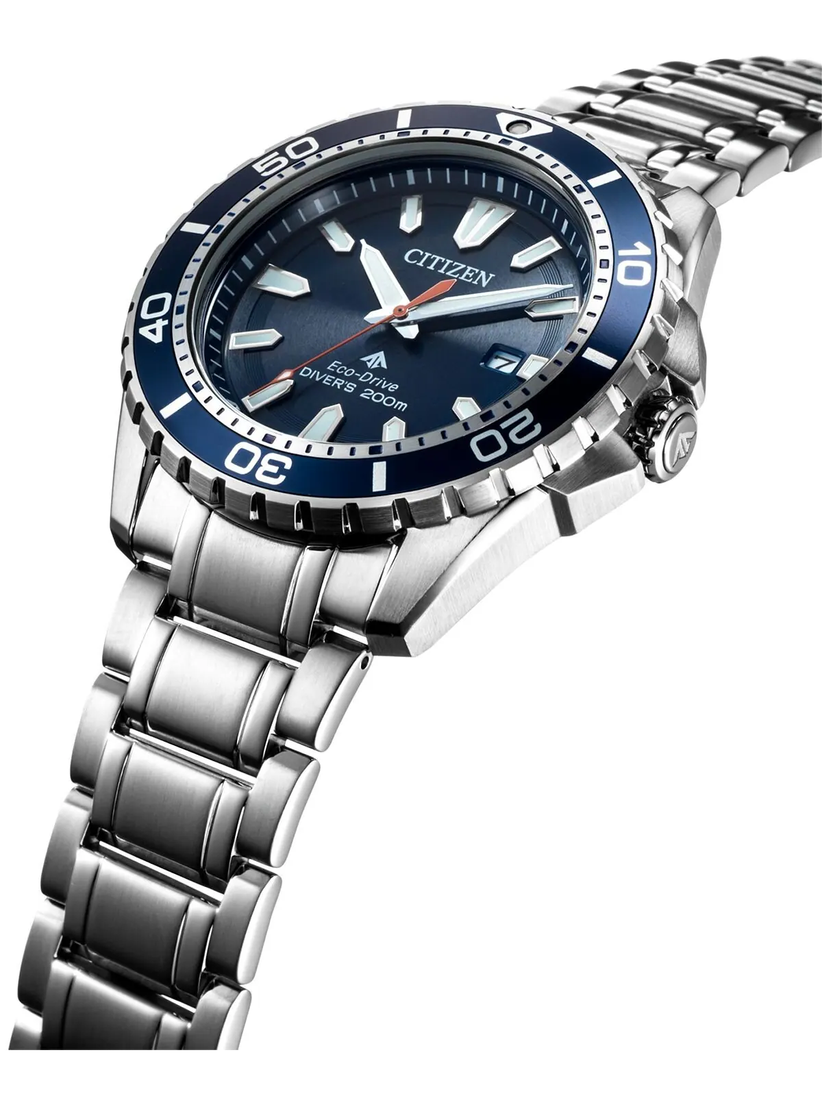 Мужские часы Eco-Drive Promaster Diver с браслетом из нержавеющей стали, 44 мм Citizen — изображение 7 из 10