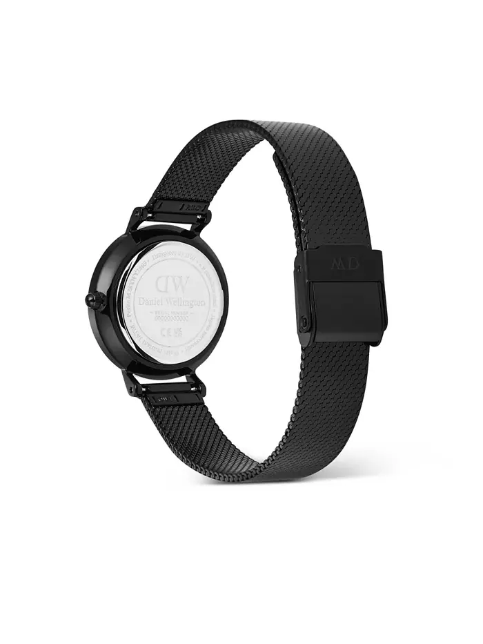 Женские аналоговые часы из черной нержавеющей стали, 28 мм Daniel Wellington — изображение 2 из 6