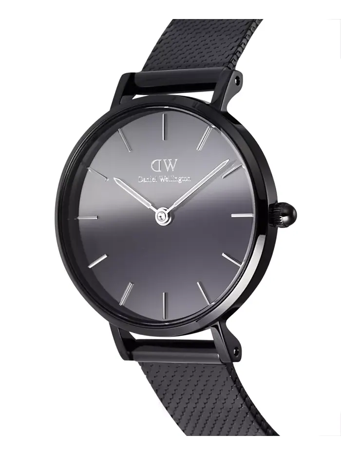 Женские аналоговые часы из черной нержавеющей стали, 28 мм Daniel Wellington — изображение 6 из 6