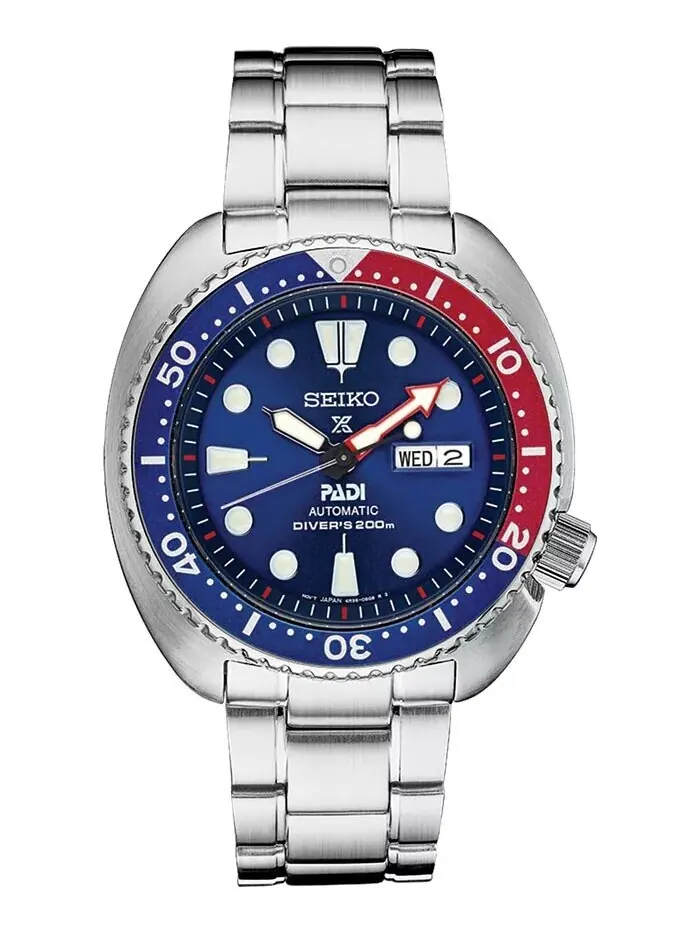 Мужские автоматические часы Prospex Diver из нержавеющей стали с браслетом 45 мм Seiko
