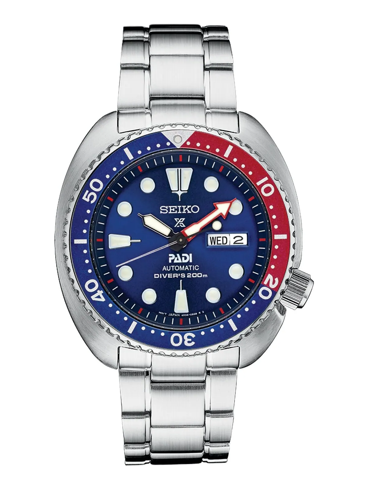 Мужские автоматические часы Prospex Diver из нержавеющей стали с браслетом 45 мм Seiko