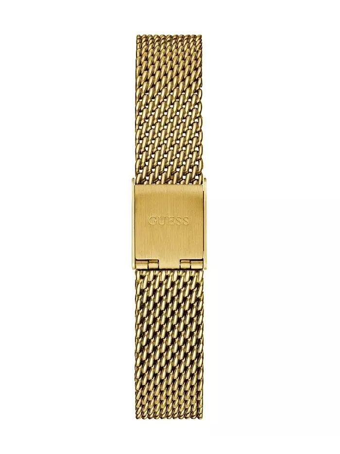 Женские золотистые часы-браслет с сеткой, 25 мм GUESS — изображение 3 из 7