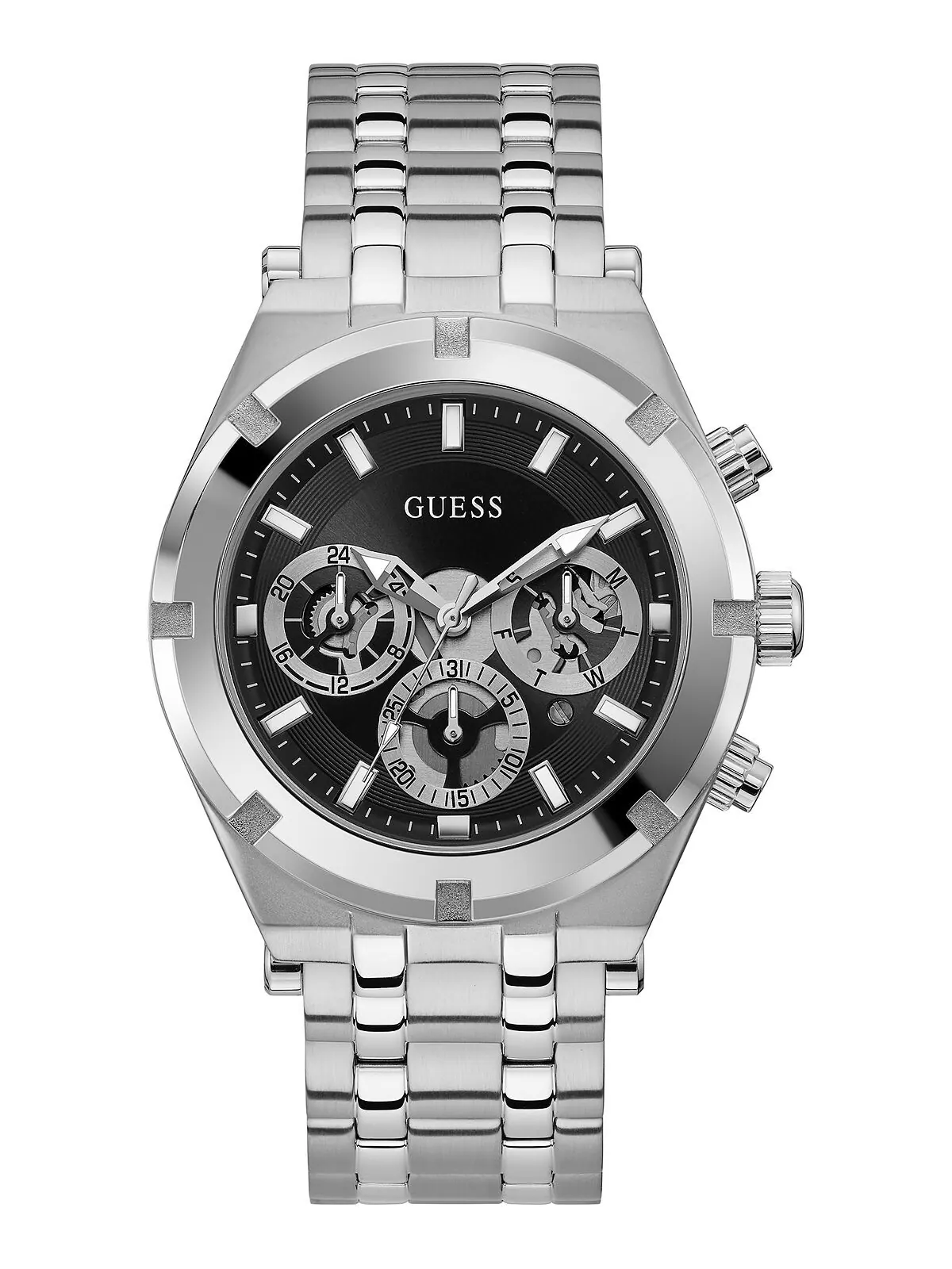 Мужские часы-браслет из нержавеющей стали 44 мм GUESS