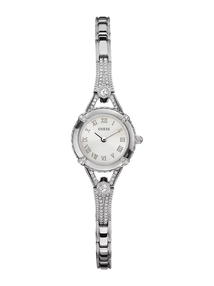 Часы женские, браслет, серебристый оттенок, 22 мм U0135L1 GUESS
