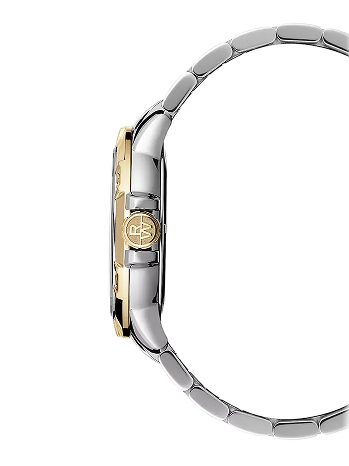 Мужские часы Swiss Tango Quartz с двухцветным браслетом из нержавеющей стали, 41 мм Raymond Weil — изображение 3 из 3