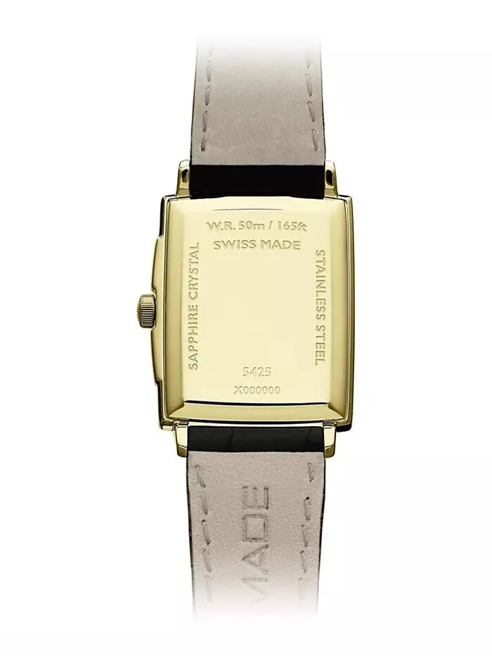 Мужские швейцарские часы Toccata с черным кожаным ремешком 29x37 мм Raymond Weil — изображение 3 из 4