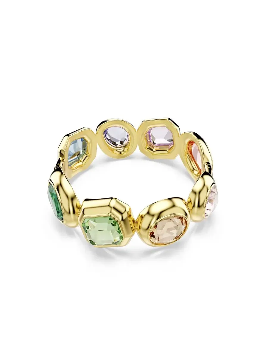 Браслет-манжета Gema с кристаллами Swarovski, Gold-Tone Plated Swarovski, Open — изображение 1 из 5