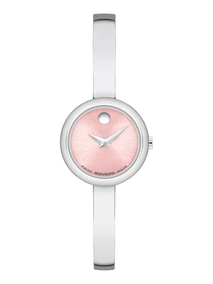 Женские часы Museum Bangle Round Swiss Quartz из нержавеющей стали, 21.50 мм Movado — изображение 1 из 3