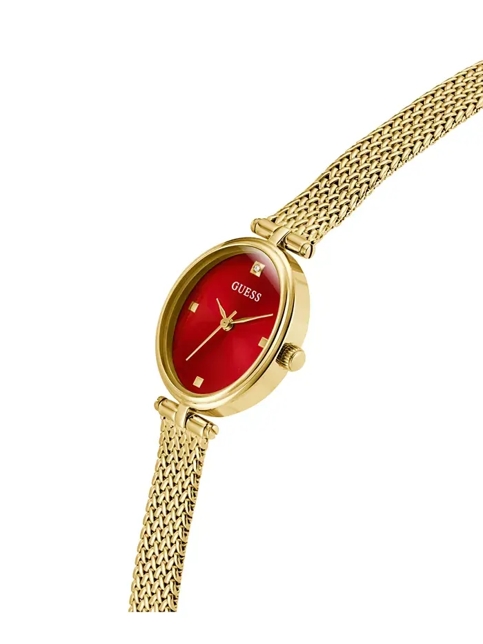 Женские золотистые аналоговые часы, 24 мм Guess — изображение 2 из 5