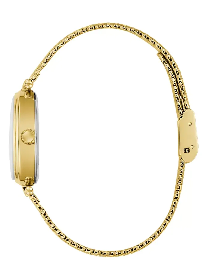 Женские золотистые аналоговые часы, 24 мм Guess — изображение 3 из 5