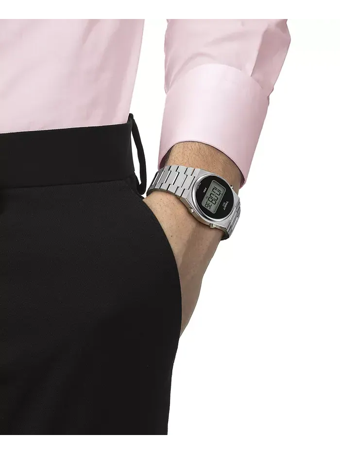 Унисекс-часы PRX Digital со стальным браслетом, 35 мм Tissot — изображение 5 из 5