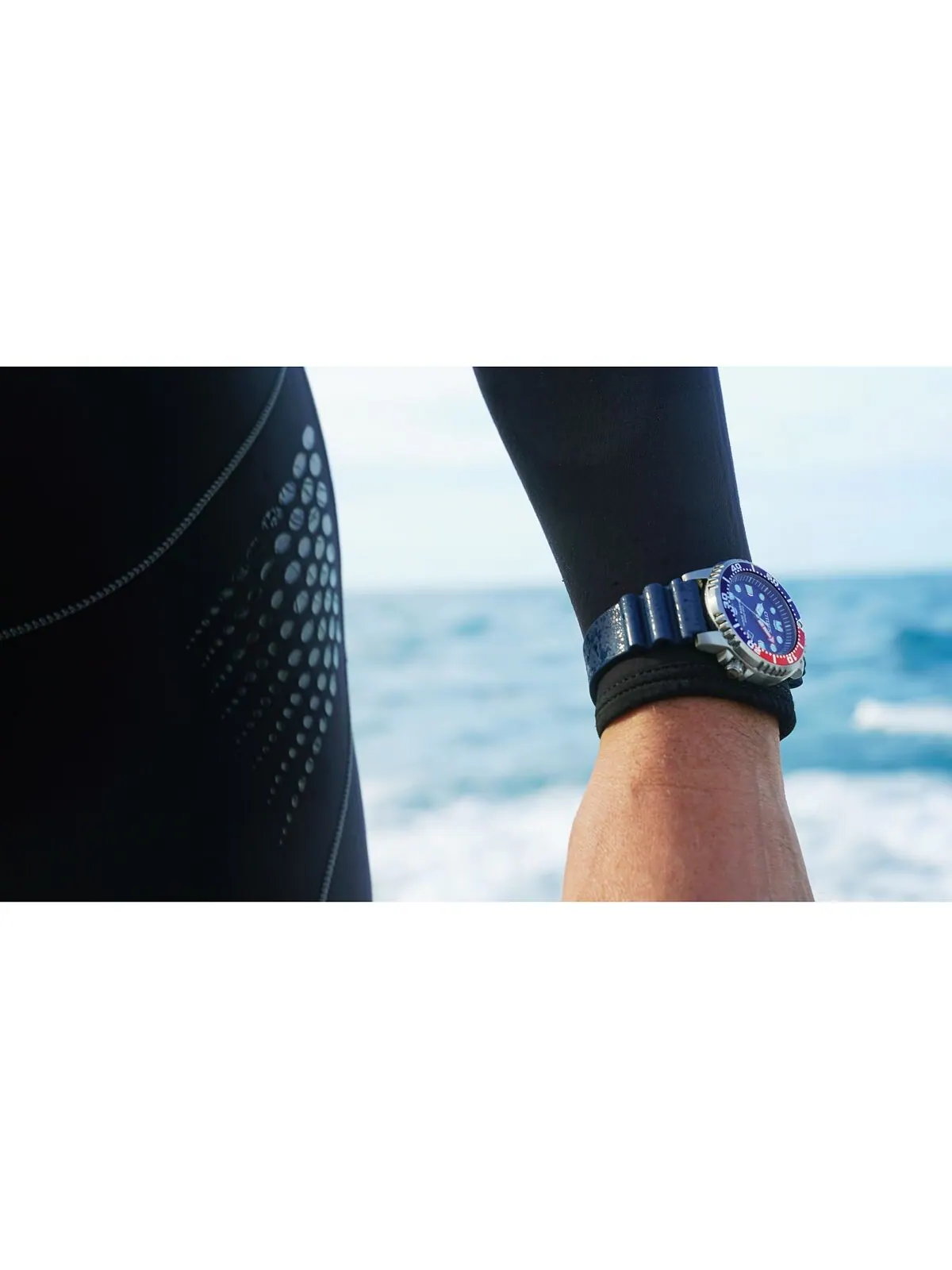 Мужские часы Eco-Drive Promaster Dive с синим ремешком, 44 мм Citizen — изображение 3 из 3, оттенок синий