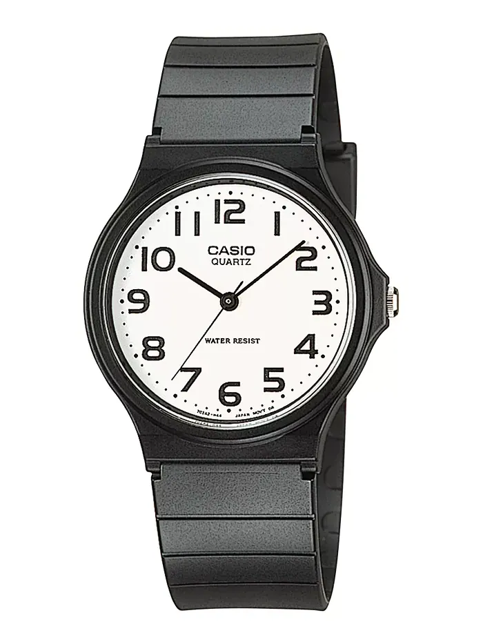 Унисекс-часы с черным ремешком из смолы, 35 мм Casio — изображение 1 из 2
