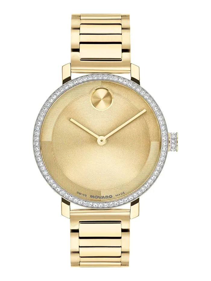 Женские часы Bold Evolution 2.0 Swiss Quartz Light Gold Steel, 34mm Movado — изображение 1 из 3