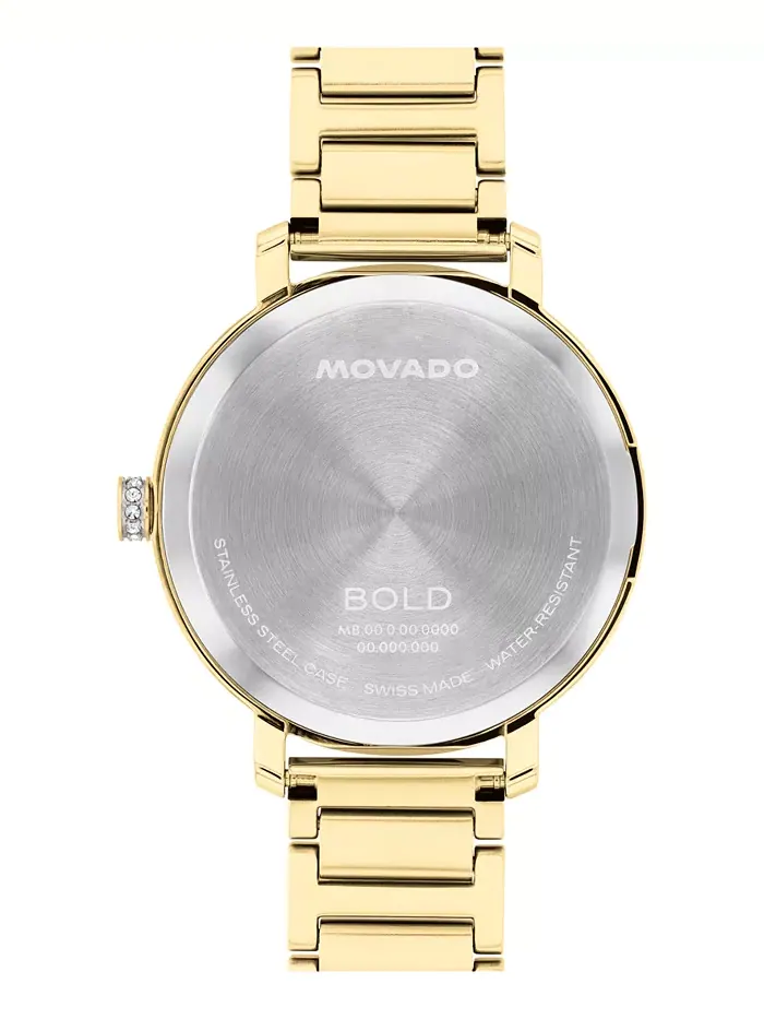 Женские часы Bold Evolution 2.0 Swiss Quartz Light Gold Steel, 34mm Movado — изображение 3 из 3