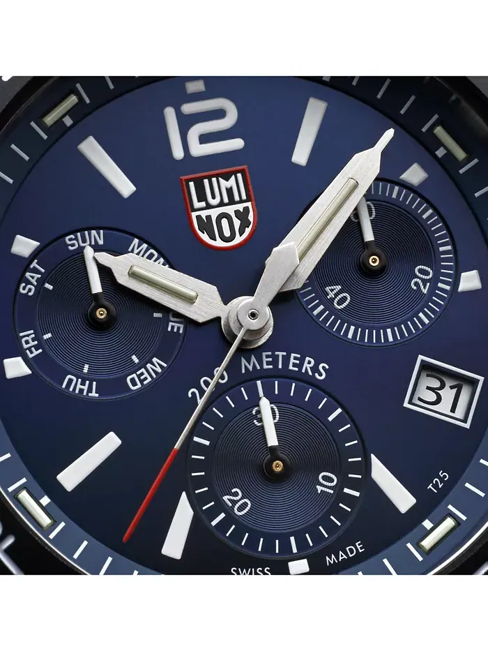 Мужские часы Swiss Chronograph Pacific Diver на стальном браслете, 44 мм Luminox — изображение 4 из 6