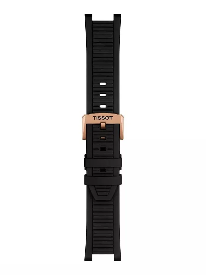 Мужские швейцарские часы с хронографом T-Race с черным ремешком, 45 мм Tissot — изображение 4 из 5