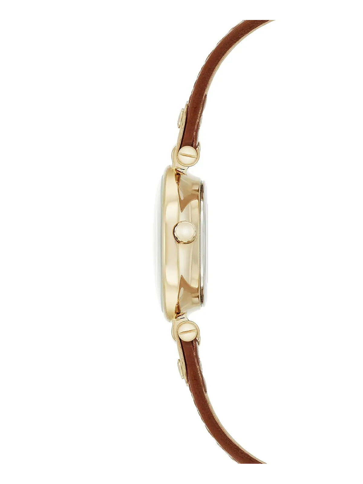 Женские часы с коричневым кожаным ремешком 10-9442CHHY Anne Klein — изображение 2 из 4, оттенок нет цвета