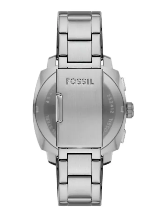Мужские часы Machine Chronograph из нержавеющей стали, 44 мм Fossil — изображение 3 из 3