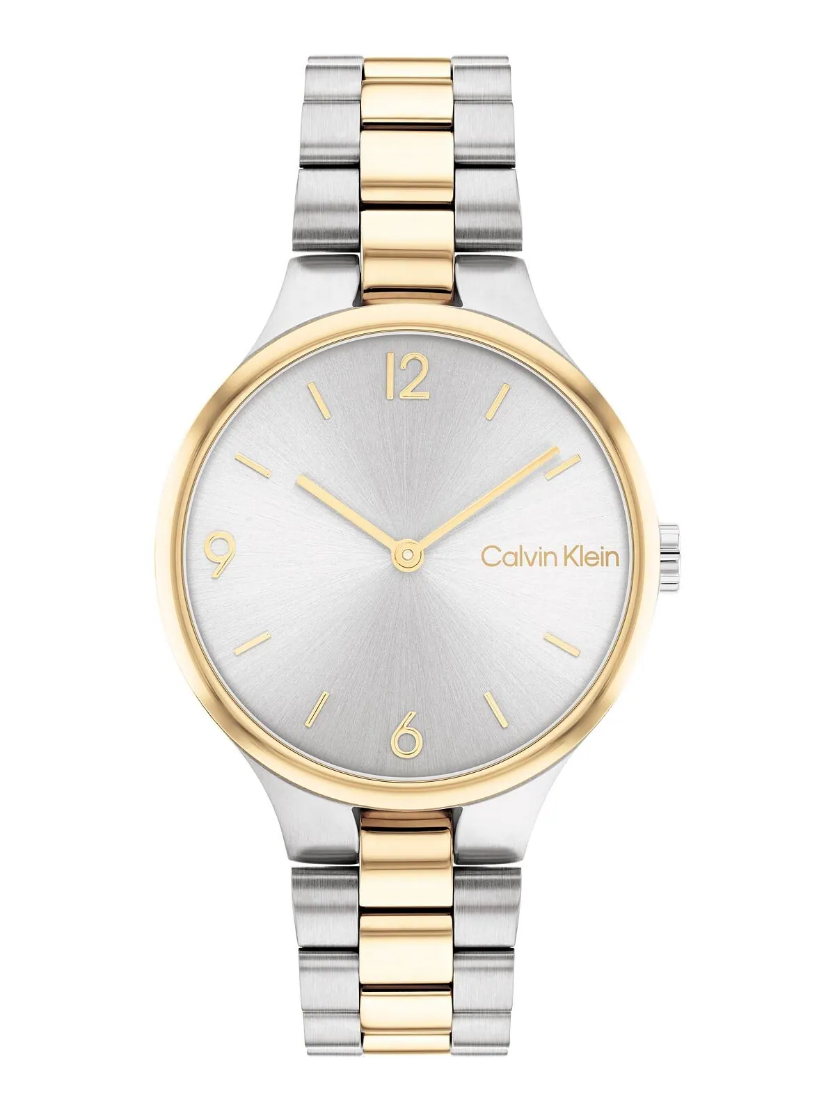 Двухцветные часы-браслет из нержавеющей стали 32 мм Calvin Klein