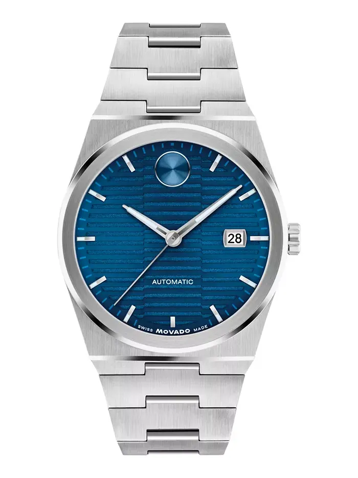 Мужские часы Bold Quest Swiss Automatic в корпусе из нержавеющей стали, 39 мм Movado