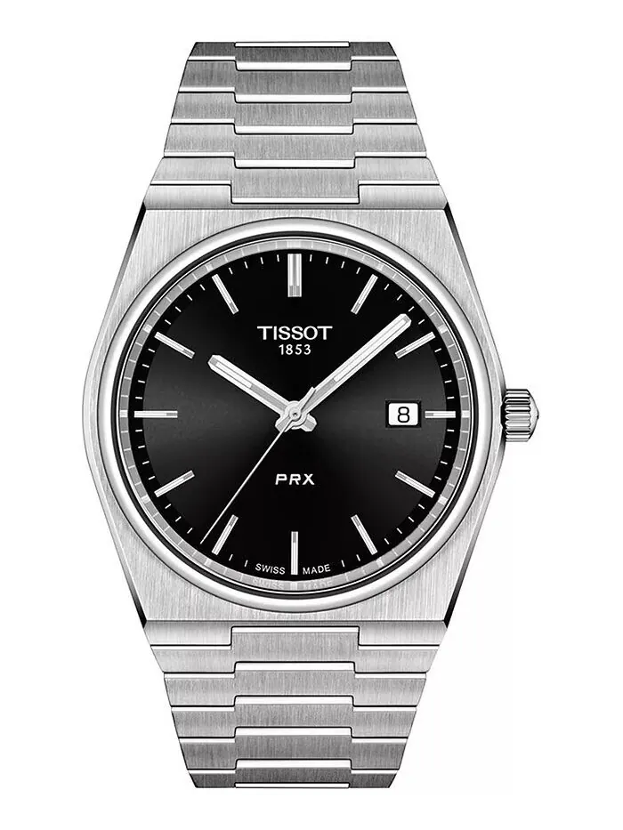 Мужские швейцарские часы PRX с браслетом из нержавеющей стали, 40 мм Tissot — изображение 1 из 5