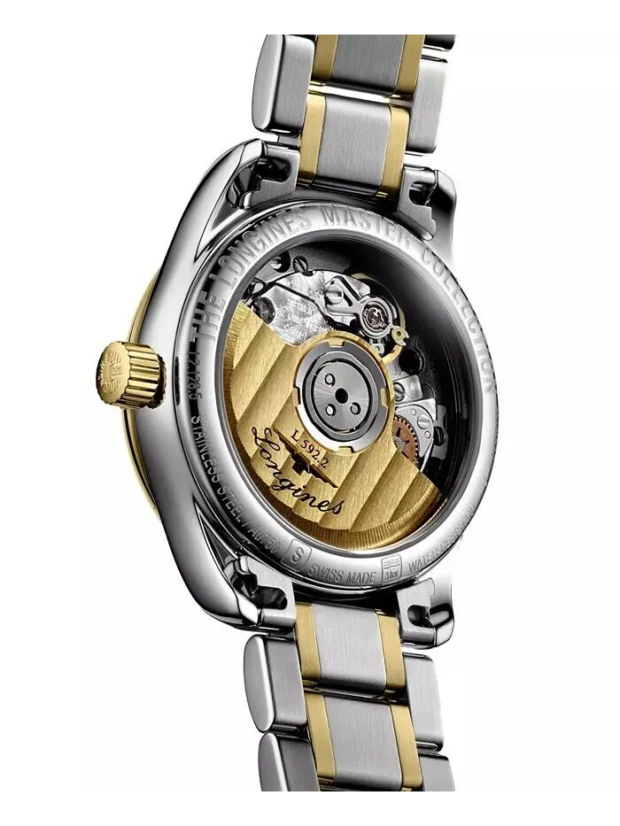 Женские швейцарские автоматические часы Master Diamond Accent из 18-каратного золота и нержавеющей — изображение 5 из 5