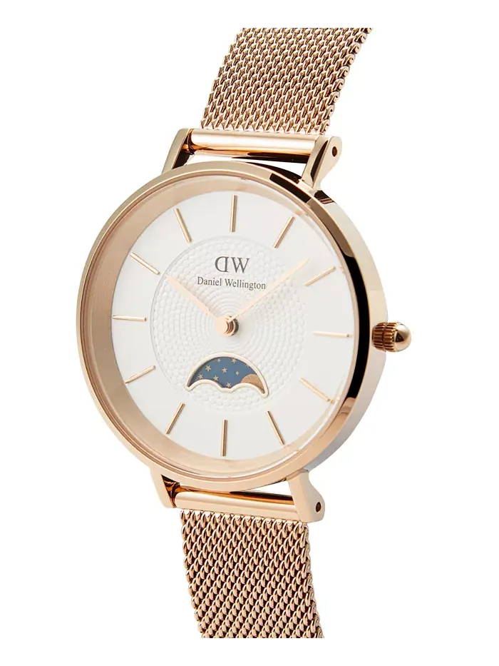 Женские часы с аналоговым циферблатом Rose Gold Tone из нержавеющей стали, 32 мм Daniel Wellington — изображение 4 из 7