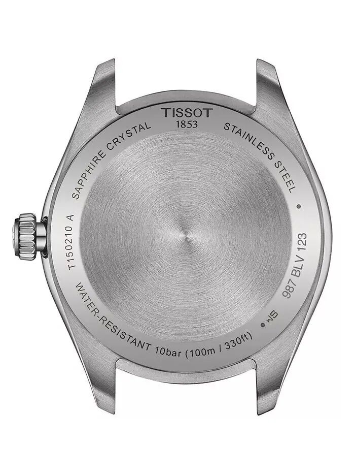 Часы унисекс Swiss PR 100 с браслетом из нержавеющей стали 34 мм Tissot — изображение 3 из 5
