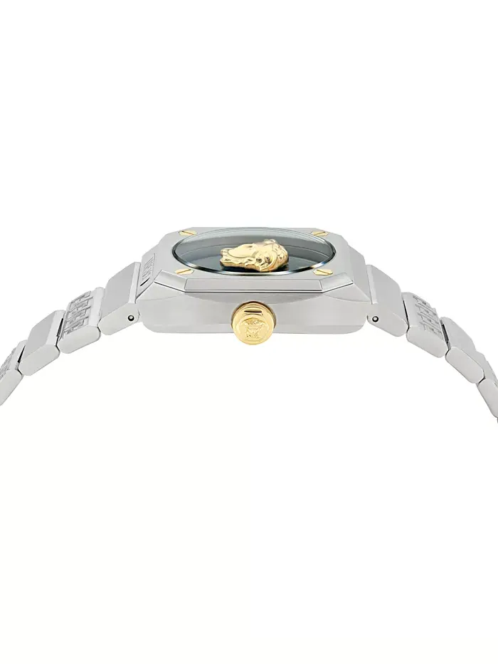 Женские наручные часы Swiss Medusa Antares с браслетом из нержавеющей стали 35 мм Versace — изображение 2 из 3