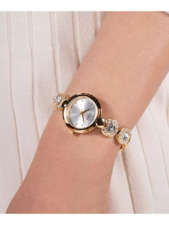 Женские часы Analog Gold Tone из нержавеющей стали, 26 мм GUESS — изображение 5 из 8