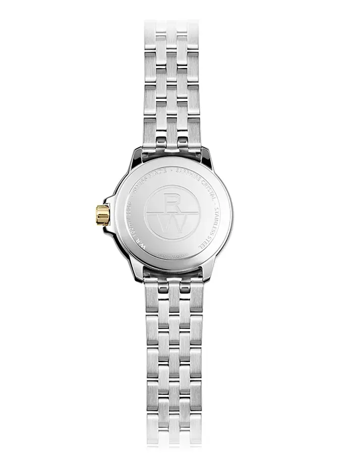 Женские часы Swiss Tango Quartz с браслетом из двухцветной нержавеющей стали, 30 мм Raymond Weil — изображение 2 из 3