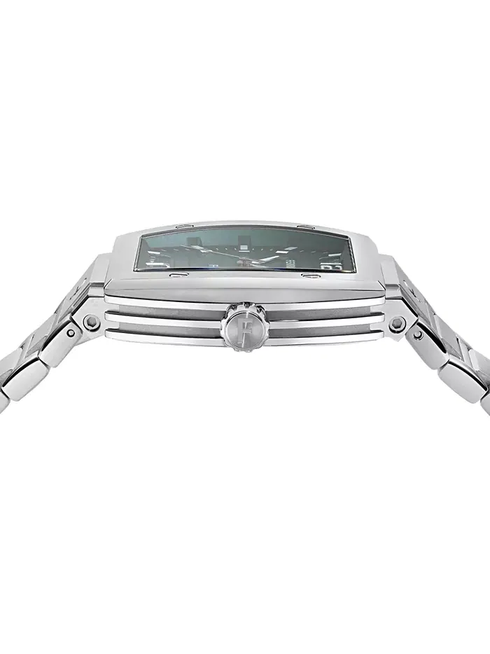 Мужские часы Swiss F-80 Tonneau на стальном браслете 42mm Ferragamo — изображение 2 из 4
