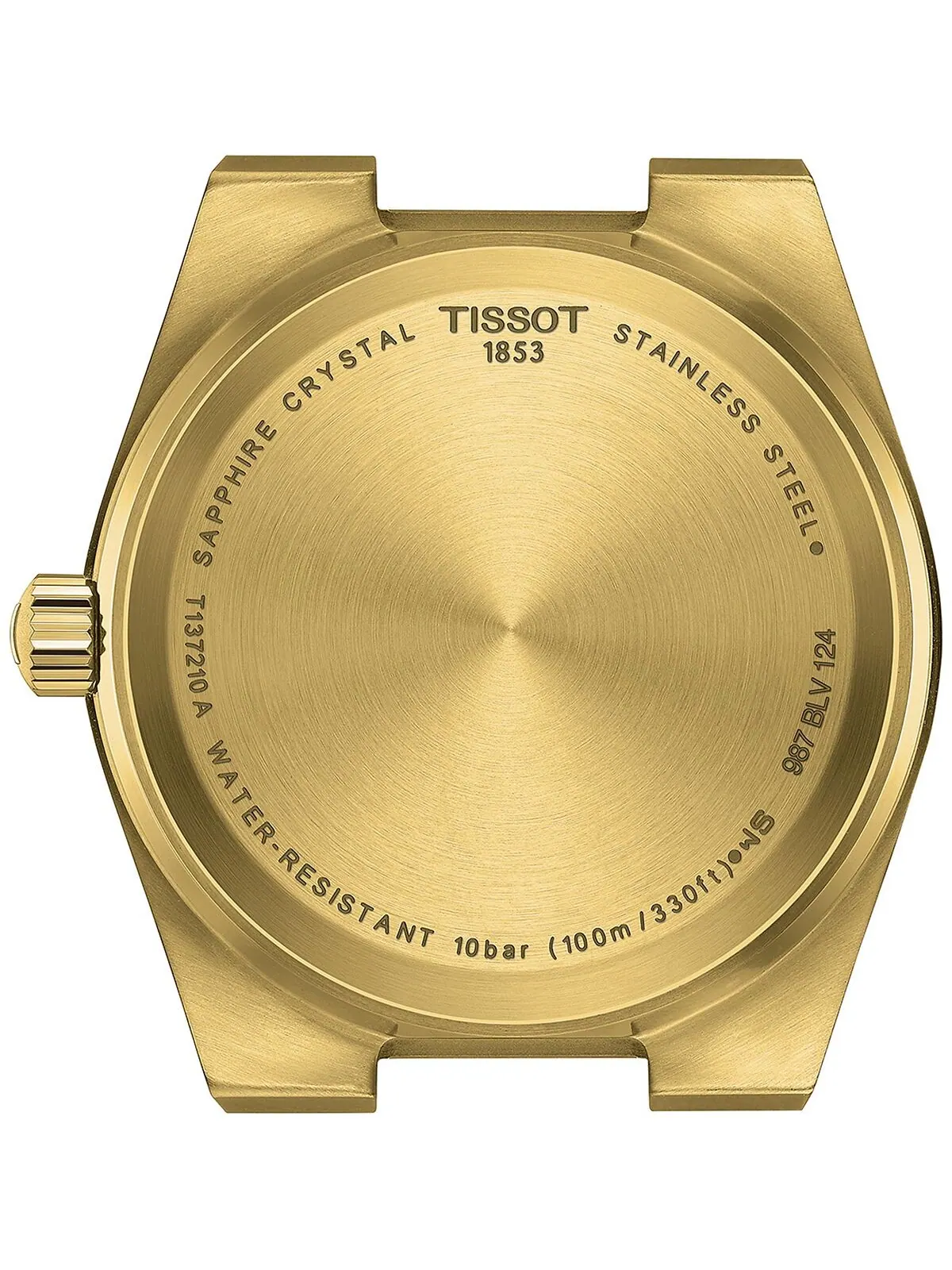 Часы-унисекс PRX с золотистым браслетом из нержавеющей стали, 35 мм Tissot — изображение 2 из 4, оттенок золото