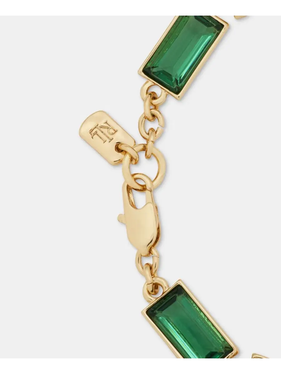 Браслет-гибкий с одиннадцатью ограненными камнями Baguette Stone Flex Lauren Ralph Lauren, Lt/Pas — изображение 4 из 4