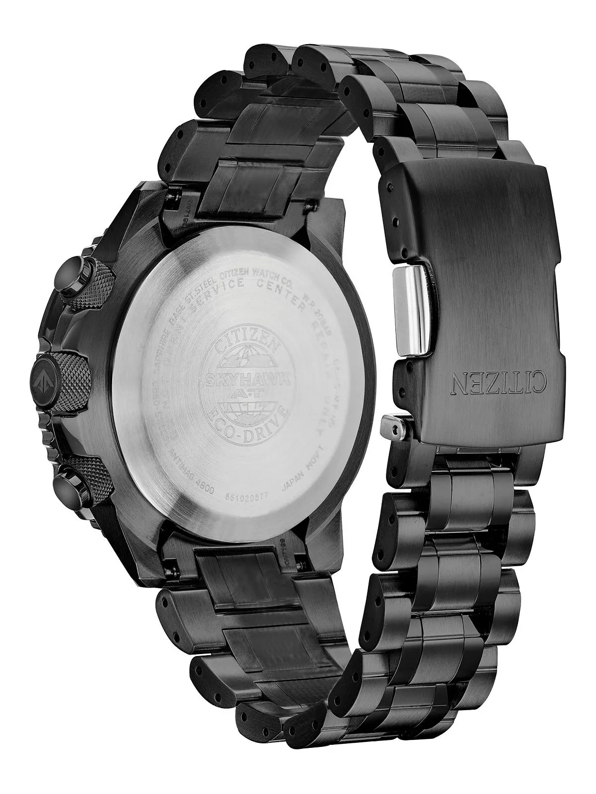 Мужские аналогово-цифровые часы Eco-Drive Promaster Skyhawk A-T с черным браслетом из нержавеющей — изображение 3 из 9