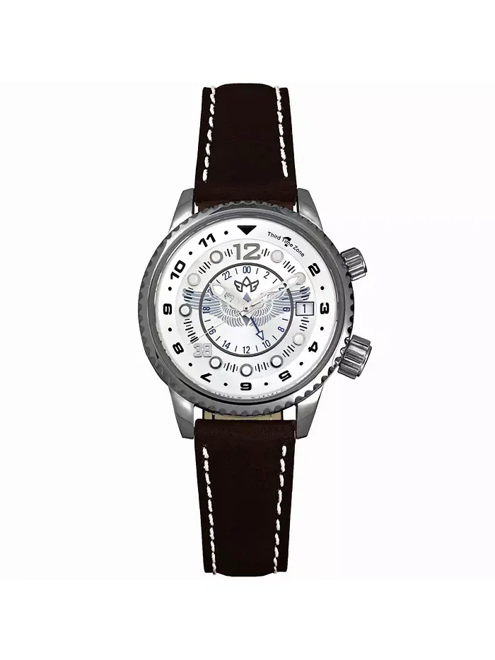Женские часы Abingdon WASP Tribute Tri-Time, 33 мм, цвет gunmetal Abingdon Co.