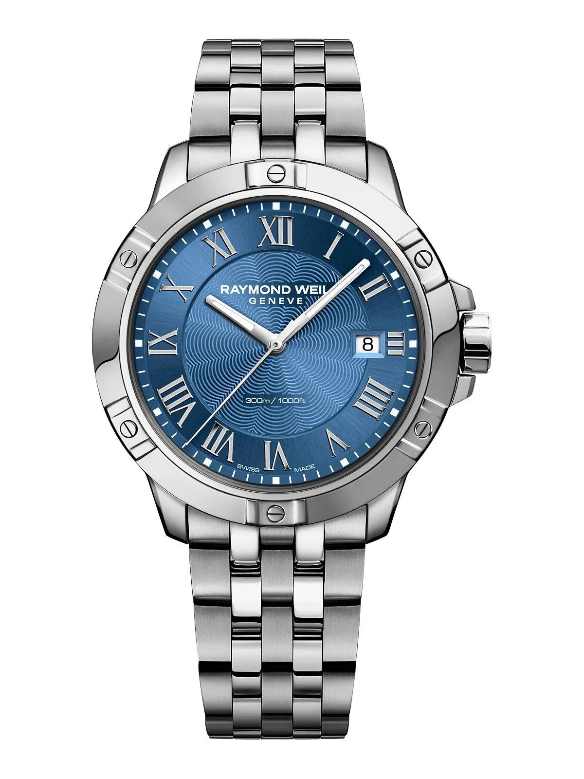 Мужские часы Swiss Tango с браслетом из нержавеющей стали, 41 мм 8160-ST-00508 Raymond Weil — изображение 1 из 4