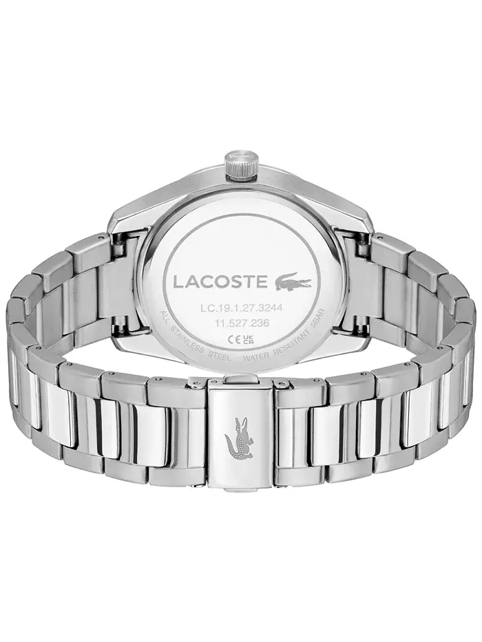 Мужские часы Boston с браслетом из нержавеющей стали серебристого тона, 39 мм Lacoste — изображение 2 из 4